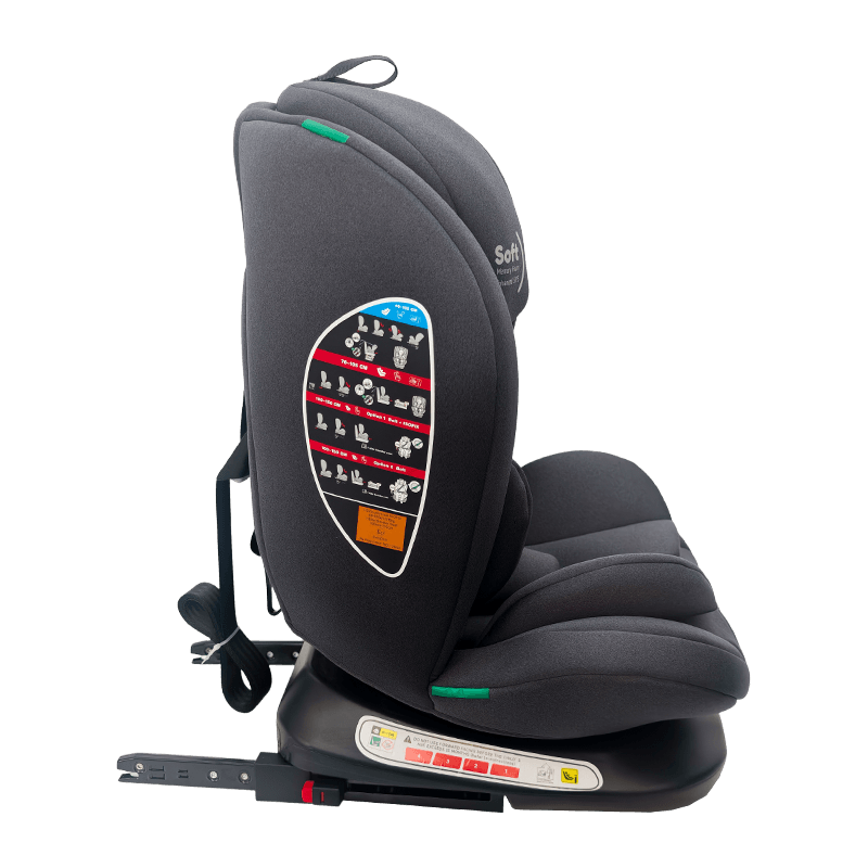 OG801A ECE R129 Isize Baby Car Seat 40-150 cm ISOFIX gyermekbiztonsági ülések 360 fokos forgatás nagy fekvő
