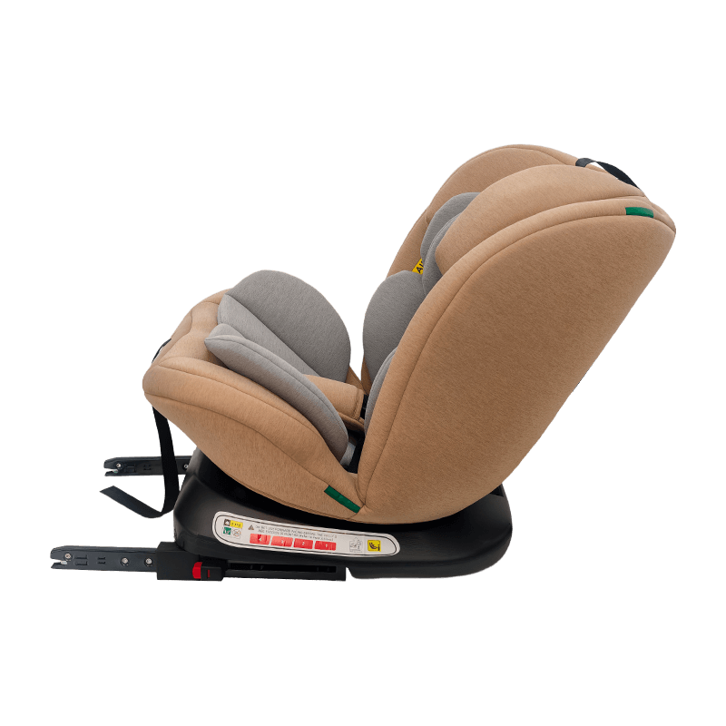 OG801A ECE R129 Isize Baby Car Seat 40-150 cm ISOFIX gyermekbiztonsági ülések 360 fokos forgatás nagy fekvő