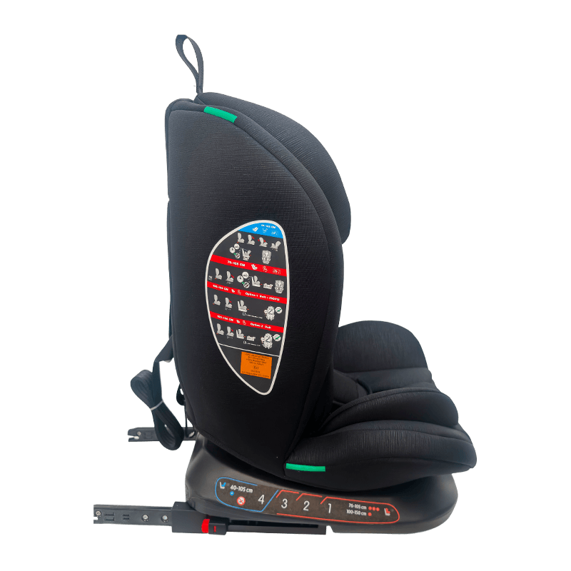 OG801A ECE R129 40-150 cm-es konvertibilis Baby Group 0 1 2 3 Autóülés visszatartása ISOFIX-rel