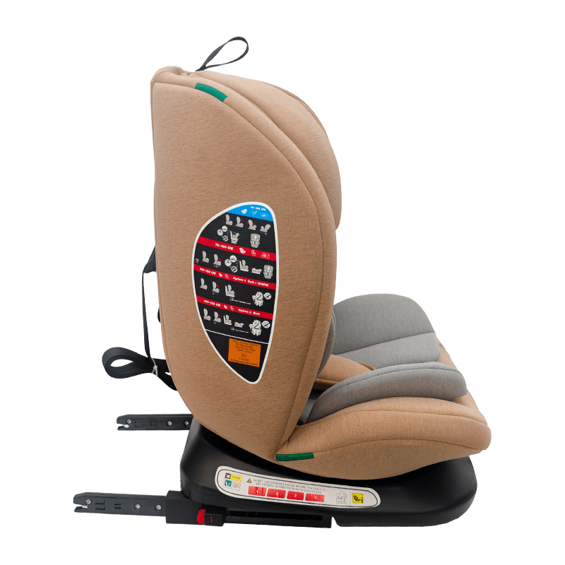 OG801A ECE R129 Isize Baby Car Seat 40-150 cm ISOFIX gyermekbiztonsági ülések 360 fokos forgatás nagy fekvő