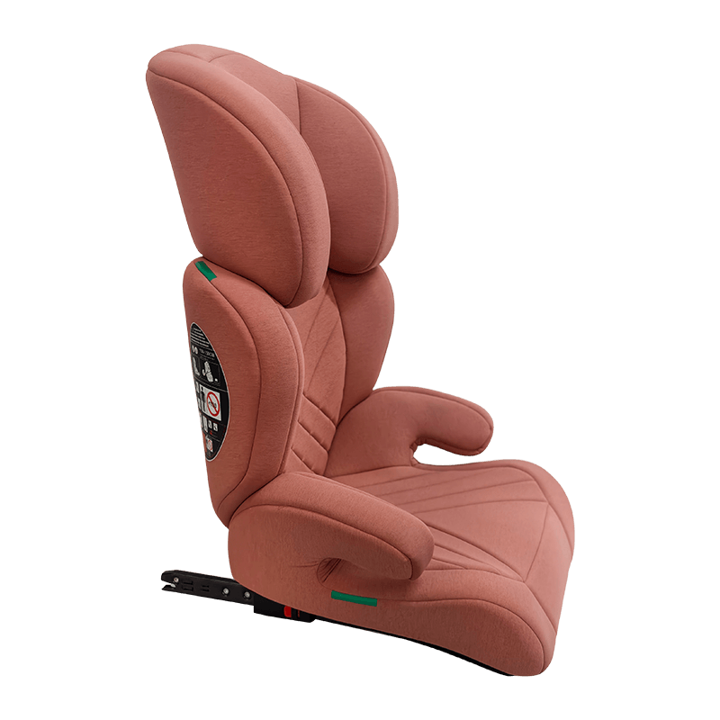OG301 ISOFIX autóüléssel, 2. csoportos autóüléssel, emlékeztető, rózsaszín dombornyomással